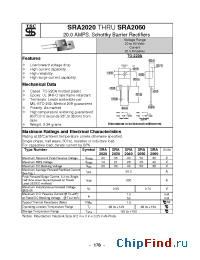 Datasheet SRA2040 manufacturer TSC