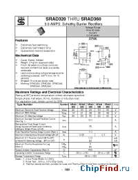 Datasheet SRAD320 manufacturer TSC