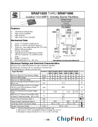 Datasheet SRAF1020 manufacturer TSC
