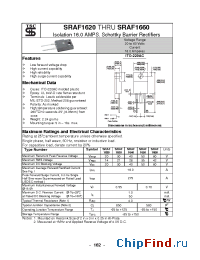 Datasheet SRAF1620 manufacturer TSC