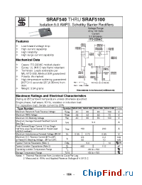 Datasheet SRAF540 manufacturer TSC