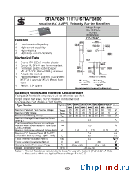 Datasheet SRAF820 manufacturer TSC
