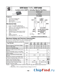 Datasheet SRF2060 manufacturer TSC