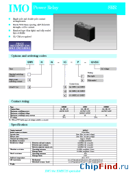 Datasheet SRRHN-1C-S-12VDC manufacturer TSC