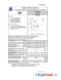 Datasheet SS210L manufacturer TSC