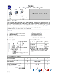 Datasheet TS1084CP-3.3 manufacturer TSC