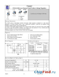 Datasheet TS2937CW2.5 manufacturer TSC