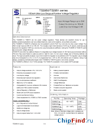 Datasheet TS2950CT manufacturer TSC