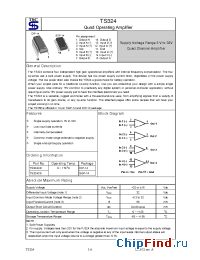 Datasheet TS324 manufacturer TSC