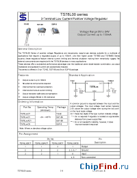 Datasheet TS78L00 manufacturer TSC