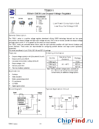 Datasheet TS9011DCY manufacturer TSC