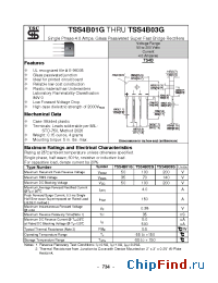 Datasheet TSS4B01G manufacturer TSC