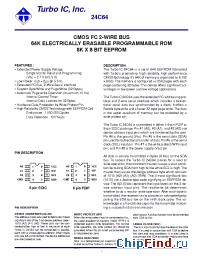 Datasheet 24C64 manufacturer Turbo IC
