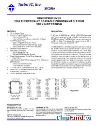 Datasheet 28C256AI-3 manufacturer Turbo IC