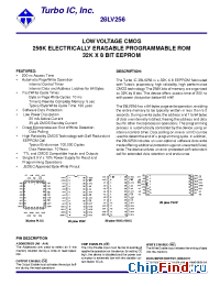 Datasheet 28LV256C-3 manufacturer Turbo IC