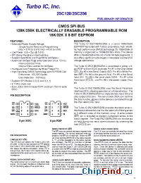 Datasheet TU25C128PC-2.7 manufacturer Turbo IC