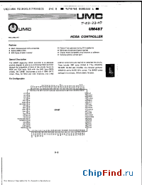Datasheet UM487 производства UMC