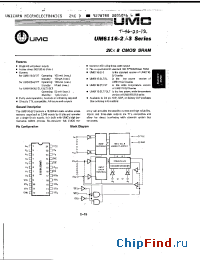 Datasheet UM6116-3L manufacturer UMC