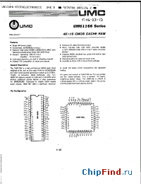 Datasheet UM61166-25 manufacturer UMC