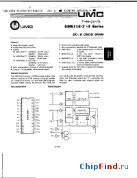 Datasheet UM6116M-3L производства UMC