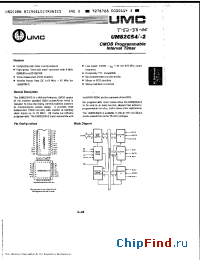 Datasheet UM82C54L-2 manufacturer UMC