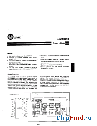 Datasheet UM95089 manufacturer UMC