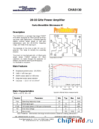 Datasheet CHA5130-99F manufacturer UMS