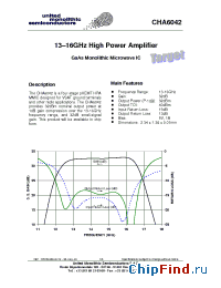 Datasheet CHA6042 manufacturer UMS