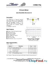 Datasheet CHM2179a-99F/00 manufacturer UMS