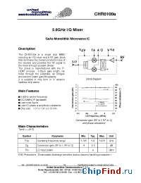 Datasheet CHR0100a-SJF manufacturer UMS