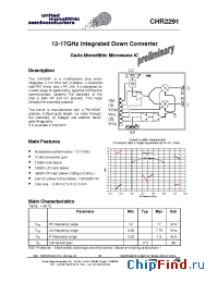 Datasheet CHR2291-99F manufacturer UMS