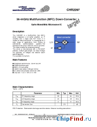 Datasheet CHR2297-99F/00 manufacturer UMS