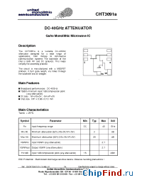Datasheet CHT3091a-99F manufacturer UMS