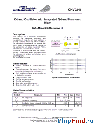 Datasheet CHV2241 manufacturer UMS