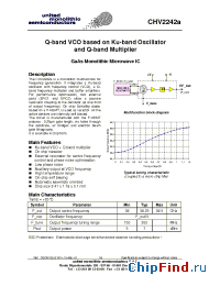 Datasheet CHV2242A manufacturer UMS