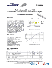 Datasheet CHV2243 manufacturer UMS