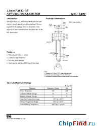 Datasheet MID-18A22 производства UOT