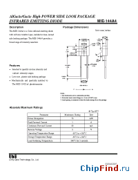 Datasheet MIE-144A4 производства UOT