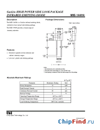 Datasheet MIE-144H4 manufacturer UOT