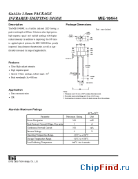 Datasheet MIE-184H4 производства UOT
