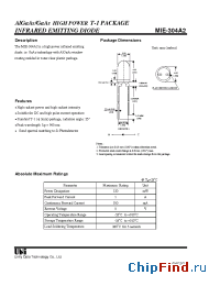 Datasheet MIE-304A2 manufacturer UOT