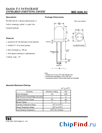 Datasheet MIE-526L3U manufacturer UOT