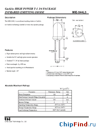 Datasheet MIE-544L3 производства UOT