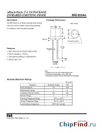 Datasheet MIE-824A4 производства UOT