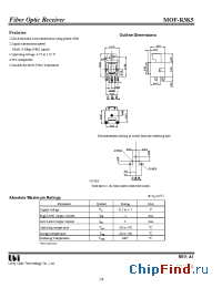 Datasheet MOF-R3K5 manufacturer UOT