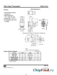 Datasheet MOF-T3C6 manufacturer UOT