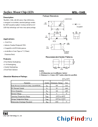 Datasheet MSL-154BV manufacturer UOT