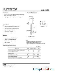 Datasheet MVL-354BG manufacturer UOT