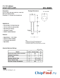 Datasheet MVL-584BS производства UOT