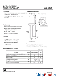 Datasheet MVL-5C4B производства UOT